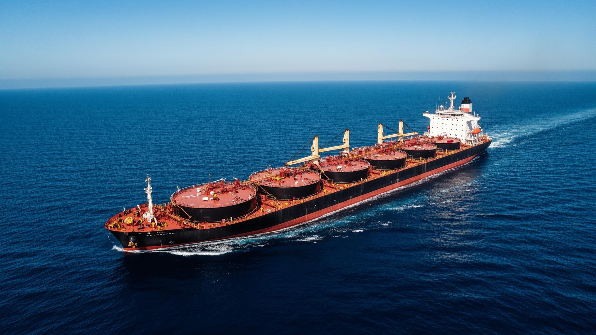 Oil tanker ship